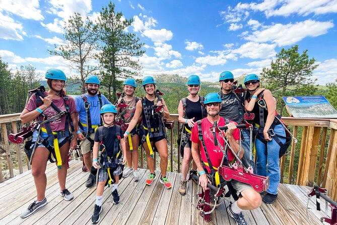 Pinnacle Zipline Tour in Keystone - Five lines, three Mount Rushmore views