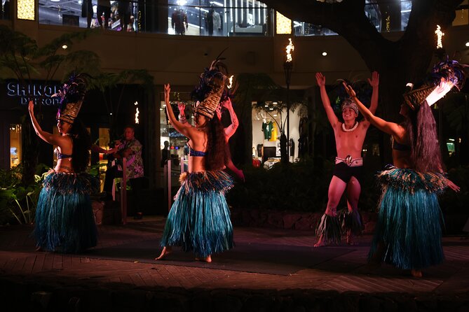 Queens Waikiki Luau with Dinner Buffet and Cultural Activities - Music, dancing, and the fire knife finale