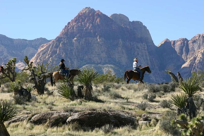 Red Rock Canyon Sunset Horseback Ride and Barbeque Dinner - Red cliffs, quiet trails, and sunset color