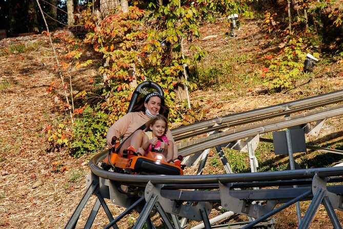 Rocky Top Mountain Coaster Admission Ticket in Pigeon Forge - Waiting in line and arriving at 2940 Veterans Boulevard