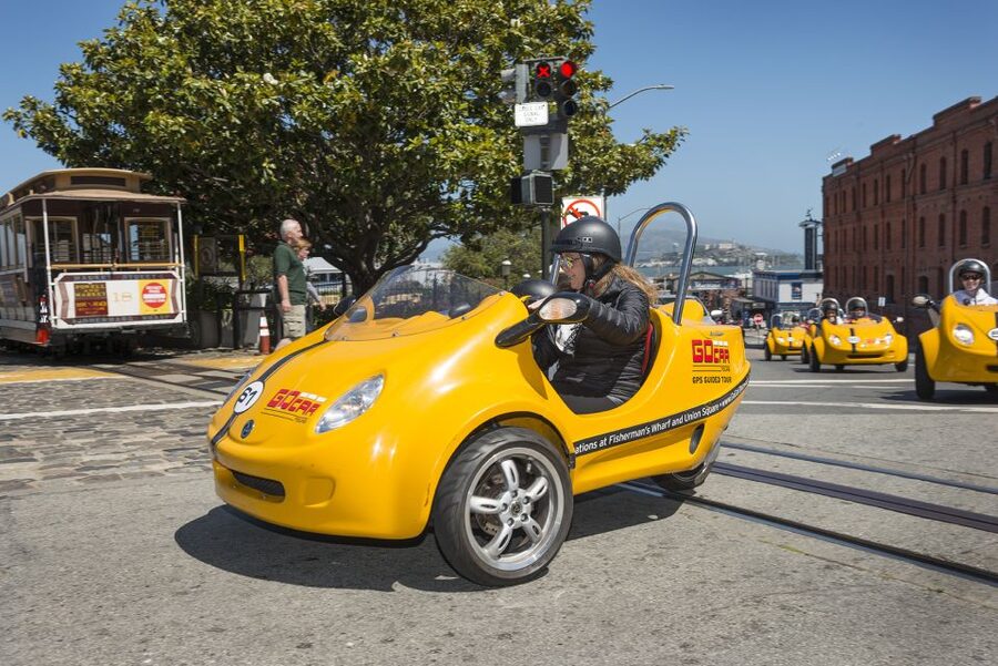 San Francisco: 3-Hour Early Bird GoCar Tour - Crissy Field and the approach to the bridge