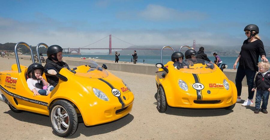 San Francisco: 3-Hour Early Bird GoCar Tour - Presidio roads and Golden Gate Park