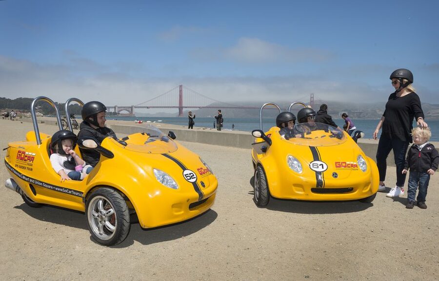 San Francisco: 3-Hour Early Bird GoCar Tour - How the GPS narration performs