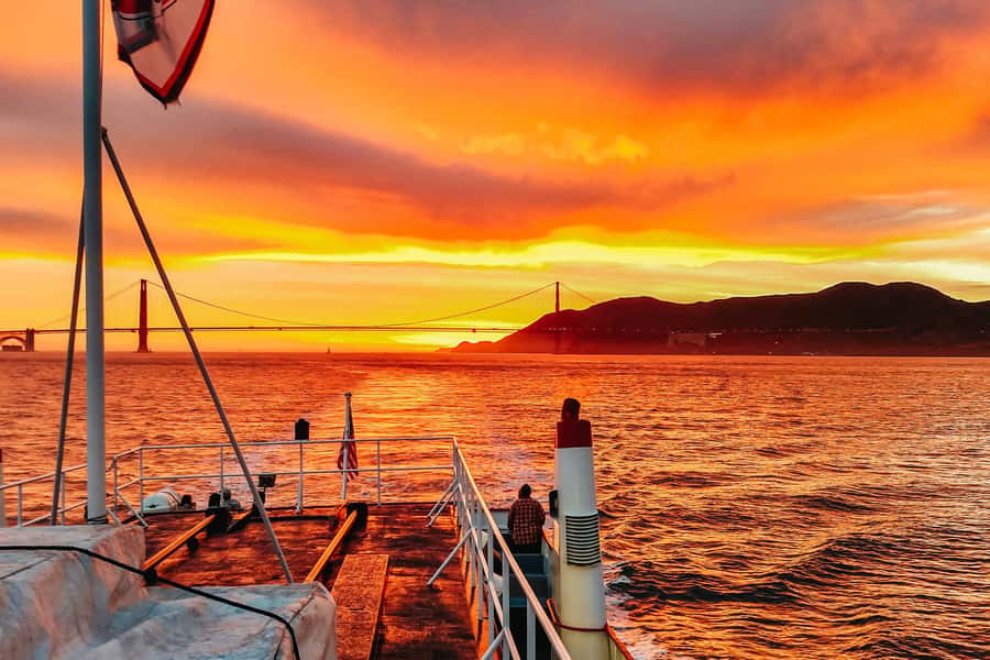 San Francisco: California Sunset Cruise (2-hours) - From Pier 43 1/2 to Alcatraz Island