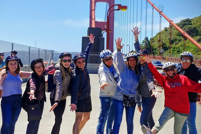 San Francisco Golden Gate To Sausalito Bike Tour - The Warming Hut and the final bridge preparation