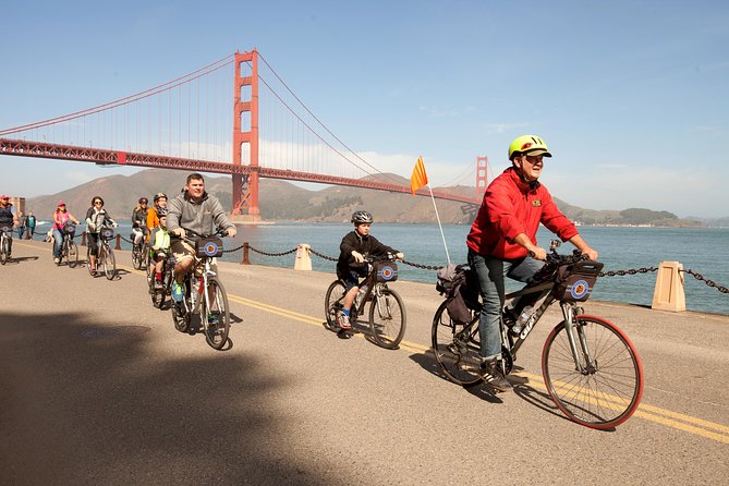 San Francisco Golden Gate To Sausalito Bike Tour - Aquatic Park and the early waterfront ride