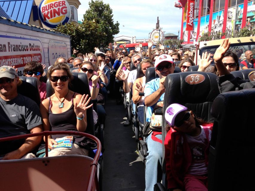 San Francisco: Hop-On Hop-Off Deluxe Bus Tour with 20 Stops - Seeing San Francisco in one long loop