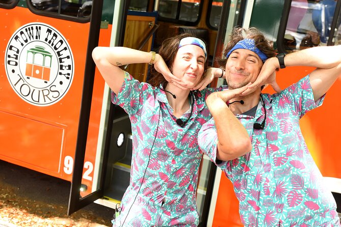 "Savannah for Morons" Comedy Trolley Tour - Bull Street churches and Savannah’s old center