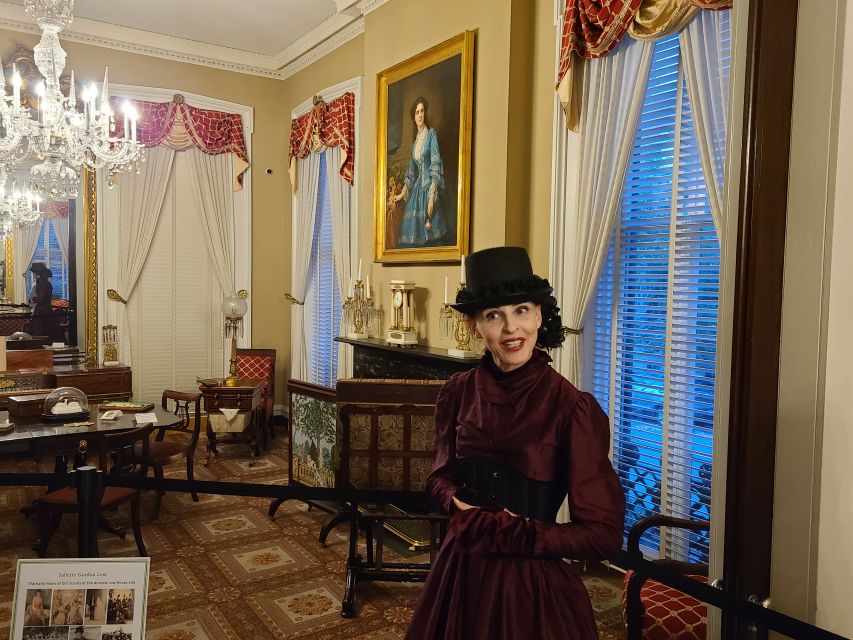 Savannah: Ghosts and Gravestones Tour with Low House Entry - Olde Harbour Inn, The Pirate’s House, and Savannah’s Waterfront Tales