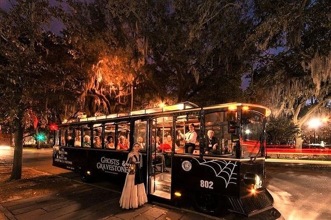 Savannah Ghosts & Gravestones Trolley Tour - Riding the trolley of the doomed