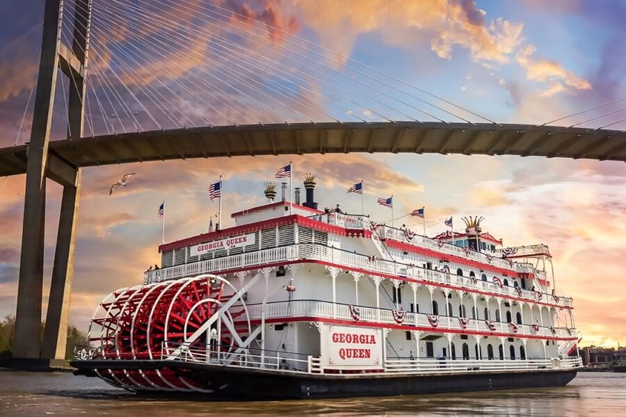 Savannah: Riverboat Sunset Cruise - Music, Dancing, and the Evening Mood