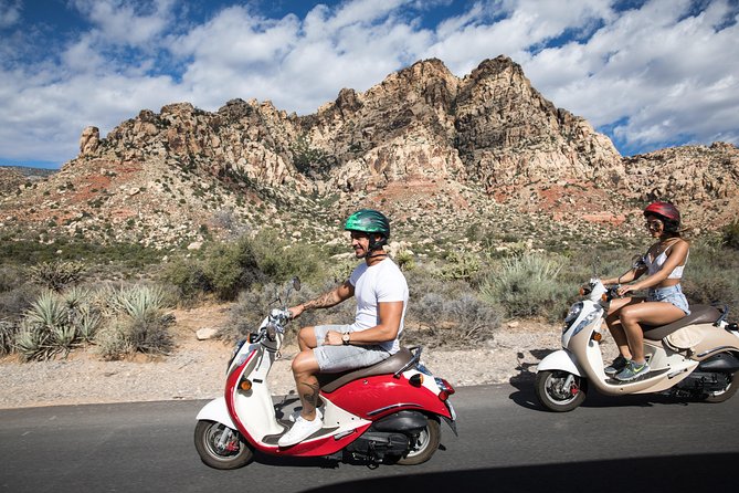 Scooter Tours of Red Rock Canyon - What happens at the viewing stops