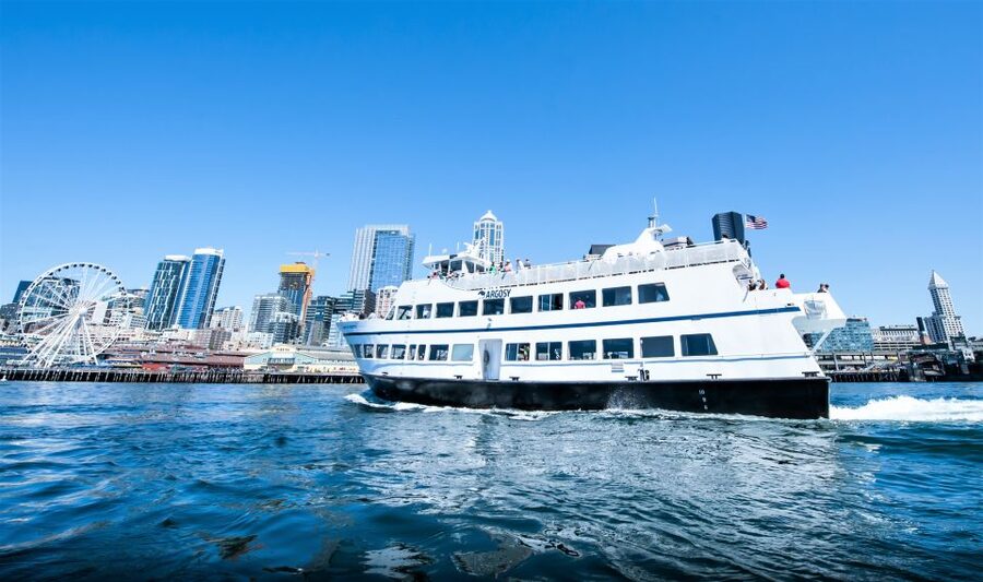 Seattle: Harbor Cruise with Local Guide - Pier 55 and the first view of the Seattle Waterfront