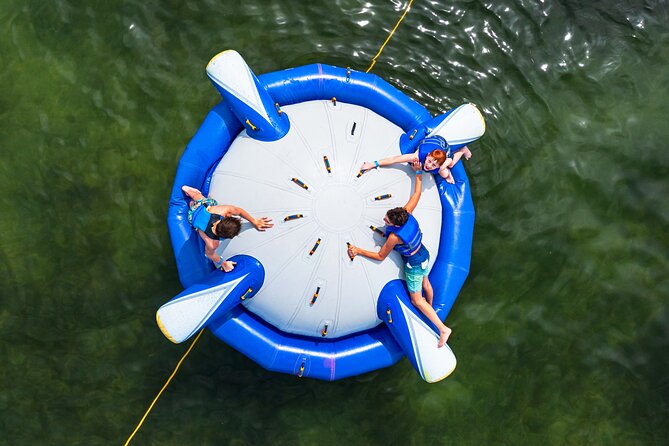 Shell Island Inflatable Adventure Park & Dolphin Sightseeing Tour - Snorkeling, swimming, and taking it easy