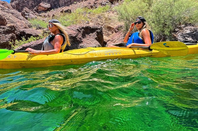 Small-Group Emerald Cave Kayak Tour on Colorado River - Swimming in the cold river