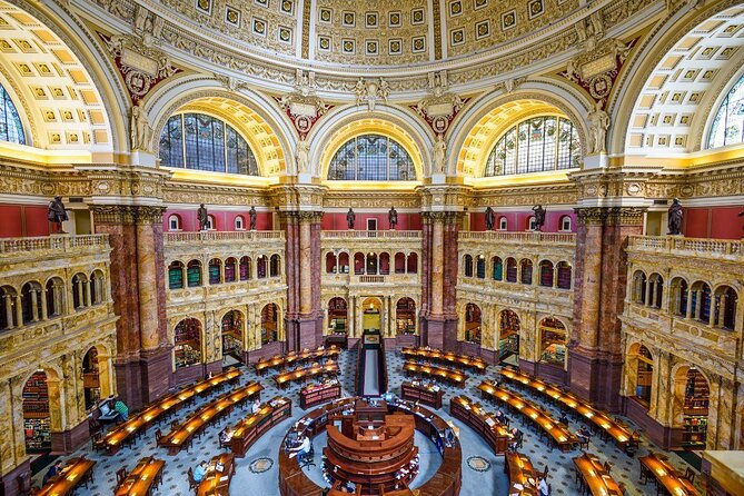 Small-Group Guided Tour inside US Capitol & Library of Congress - Choose the Library of Congress for beauty and books