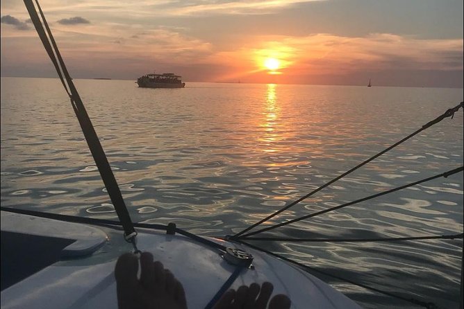 Small Group Key West Adult Sunset & Moët Sail & Amazing Cheeses - Leaving Key West Bight Marina for open water