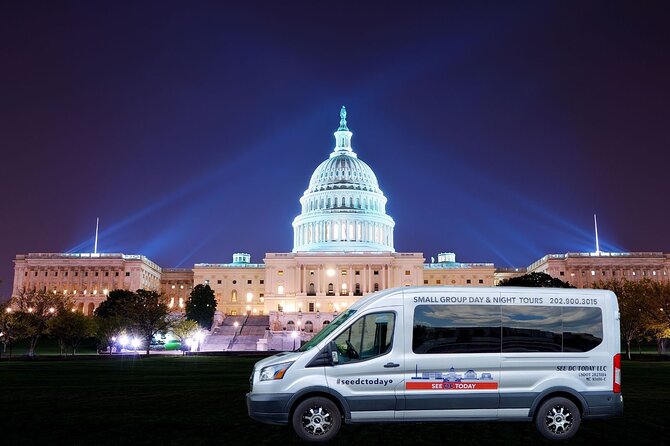 Small Group National Mall Night Tour with 10 Top Attractions - Jefferson Memorial and the Tidal Basin