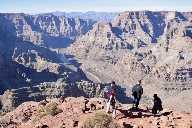 Small Group Tour: Grand Canyon West Rim, Skywalk & Hoover Dam - Guano Point for wide-open canyon views