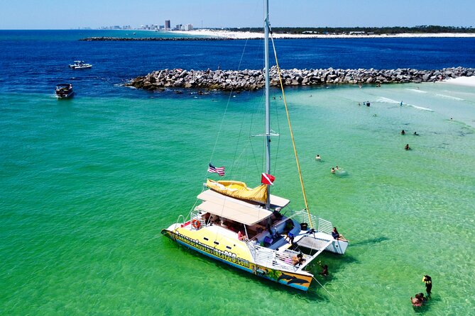 Snorkel & Dolphin Sightseeing Tour Aboard the Footloose - Stop one: Panama City Beach and the ride out