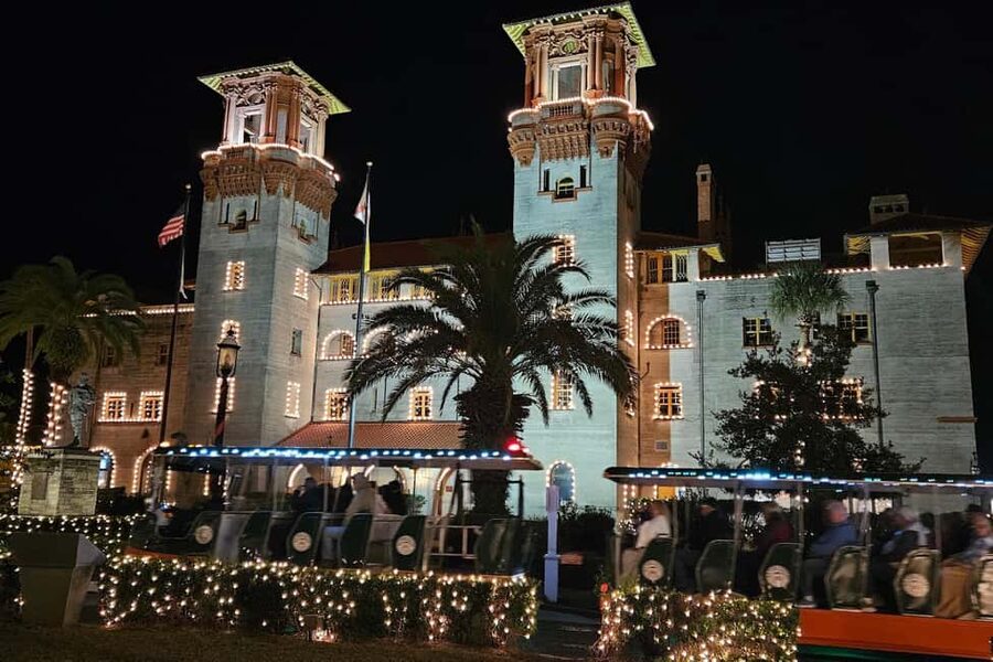 St Augustine: Nights of Lights Trolley Tour - What the private trolley row really means