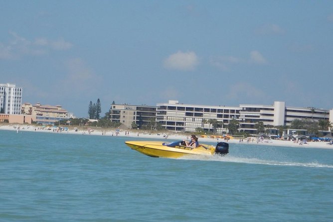 St Petersburg Speed Boat Adventure - Taking the wheel at St Pete Beach