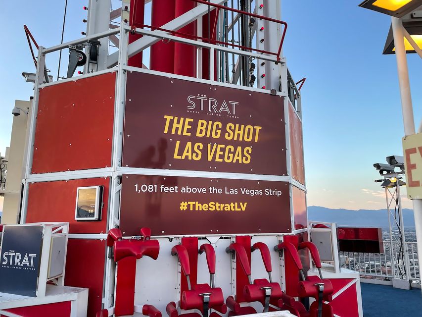 STRAT Tower Thrill Rides Admission - Insanity is closed, so check the ride choice carefully