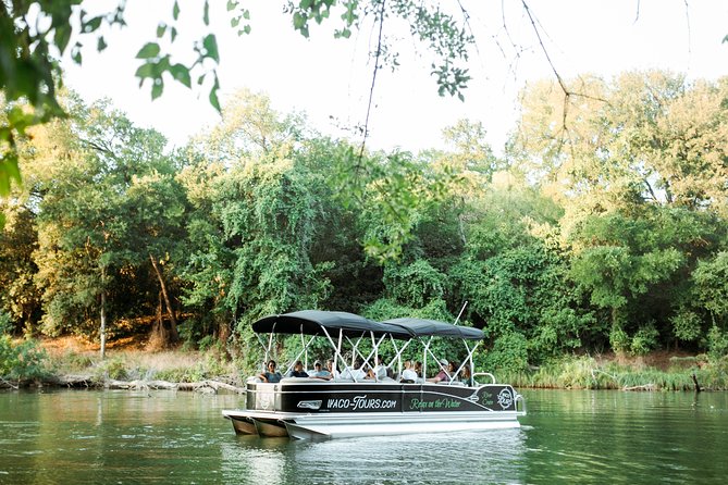 Sunset River Cruise: #1 in the US - Passing the Waco Suspension Bridge