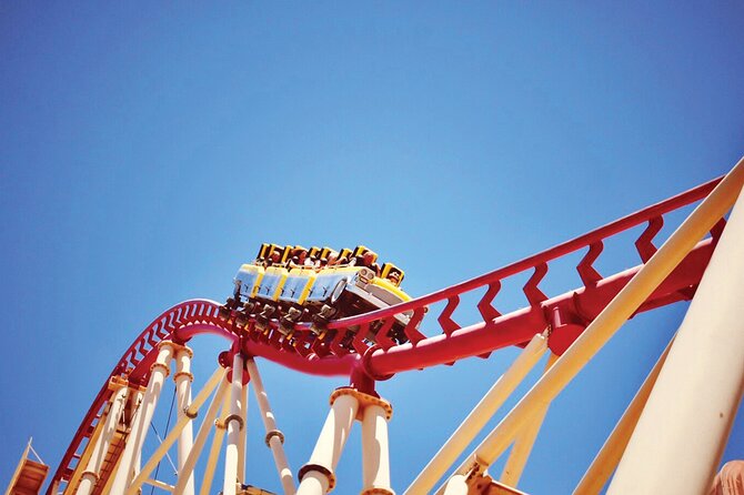 The Big Apple Coaster at New York New York Hotel and Casino - The Big Apple Arcade and Greenwich Village setting