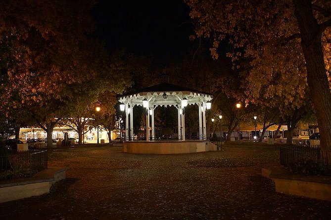 The Original 8pm Ghost Tour of Old Town Albuquerque - since 2001 - Stop Six: San Felipe de Neri Church at Night