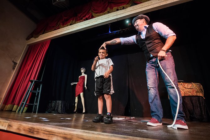 The Outta Control Magic Dinner Show in Orlando - Arrive Early at WonderWorks Orlando