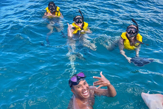 Turtle Canyon Snorkel Adventure - Small Group 6 Passengers - Getting fitted with snorkel gear