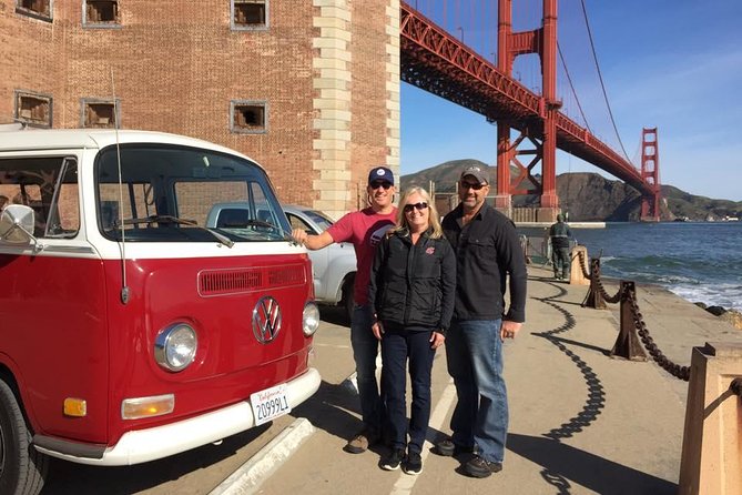 Vantigo - The Original San Francisco VW Bus Tour - The Golden Gate Bridge, with time to get out