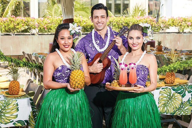 Waikiki Luau Buffet with Optional Rock-A-Hula Show Ticket - A Waikiki luau with a strong rock-and-roll twist