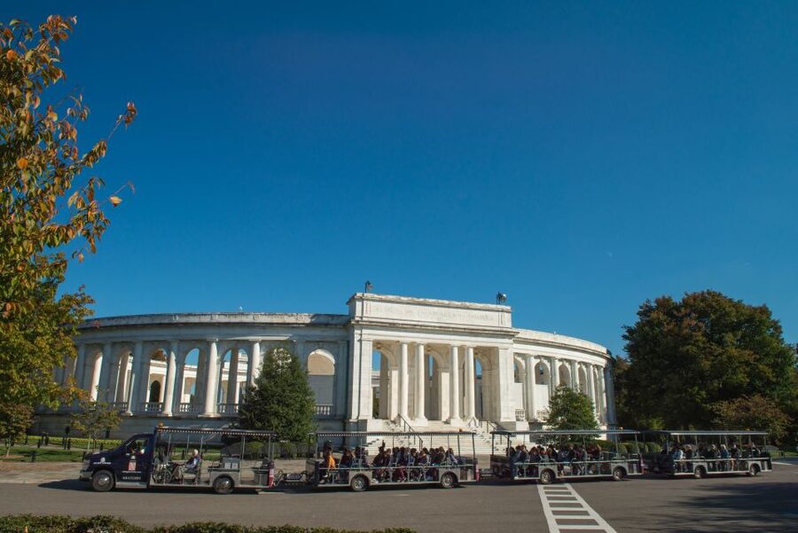 Washington DC: Arlington Nat. Cemetery Ticket & Tram Tour - Before entering: identification, security, and the Welcome Center