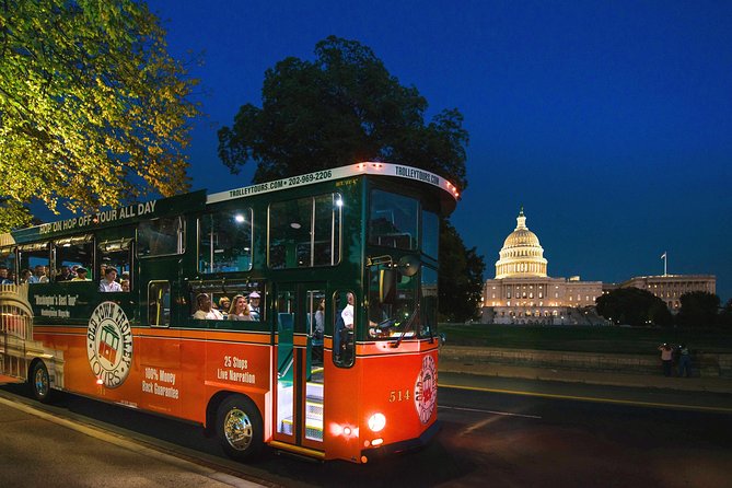 Washington DC Monuments by Moonlight Tour by Trolley - Vietnam and Korean War memorials: powerful, but watch your footing