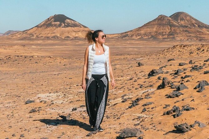 White & Black desert camping tour 2 Days 1 night From Cairo - Campfire dinner and a sky full of stars