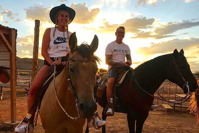 Wild West Sunset Horseback Ride with Dinner from Las Vegas - A 90-minute ride built for calm scenery