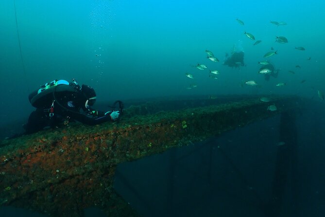 Wreck and Bridge Span Dive for Certified Divers - Snacks, gear, and preparing for the boat