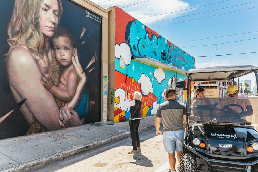 Wynwood Art District 1-Hour Street Art Tour by Golf Cart - Wynwood Walls and the district’s best-known art