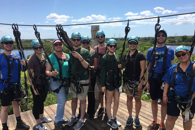 Zip Line Adventure over Tampa Bay - The guides are a major part of the experience