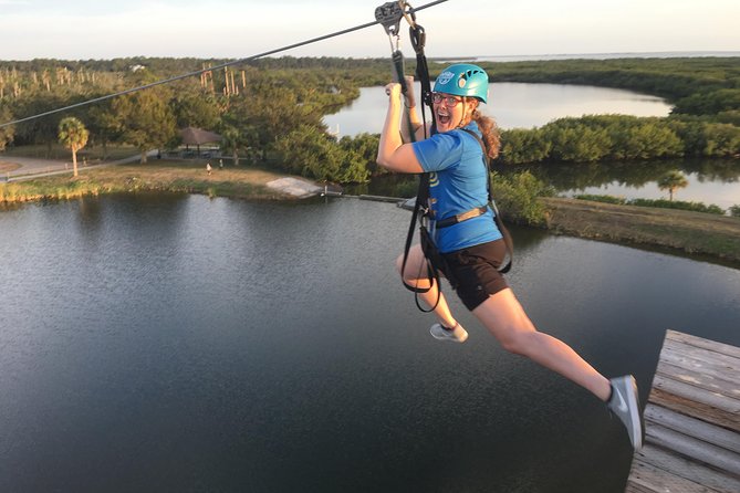Zip Line Adventure over Tampa Bay - How challenging is it?